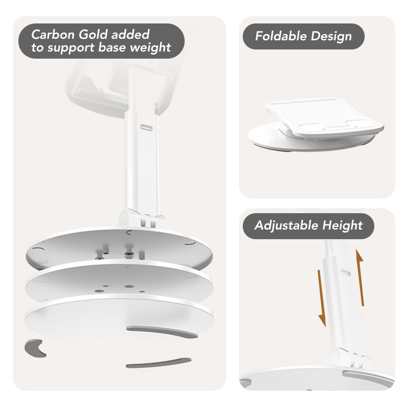 Foldable and Rotatable Phone Stand