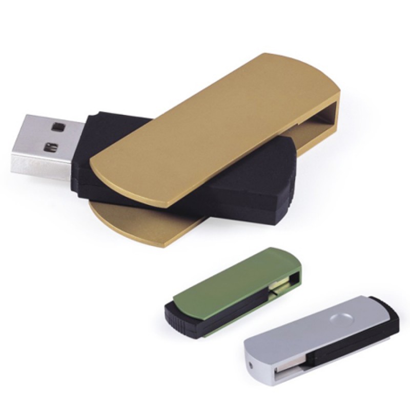 Metallic Swivel USB Flash Drive