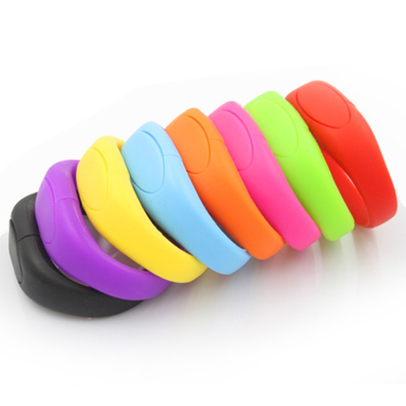 Party Silicone Wristband USB Flash Drive