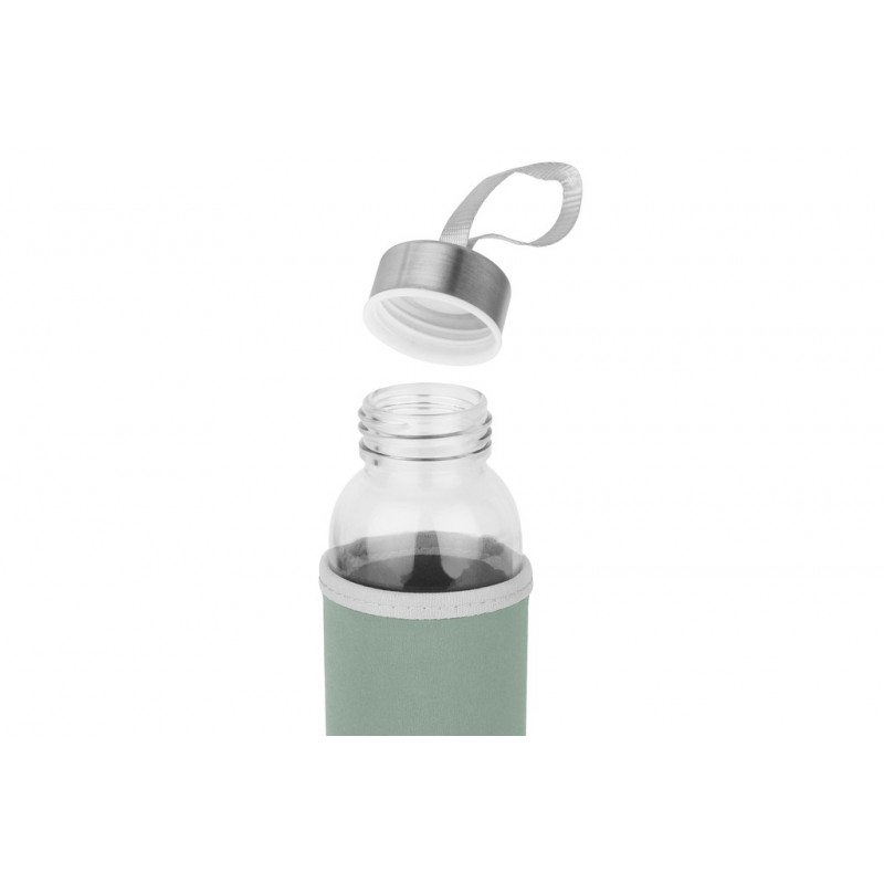 LIKEME Travel Glass Bottle w/ Neoprene Pouch 300ml