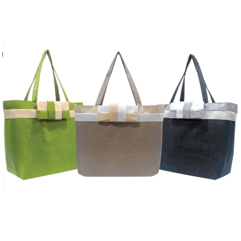 CNW2008 Felt Shopping Bag with RibbonPremium Gifts Provider Malaysia